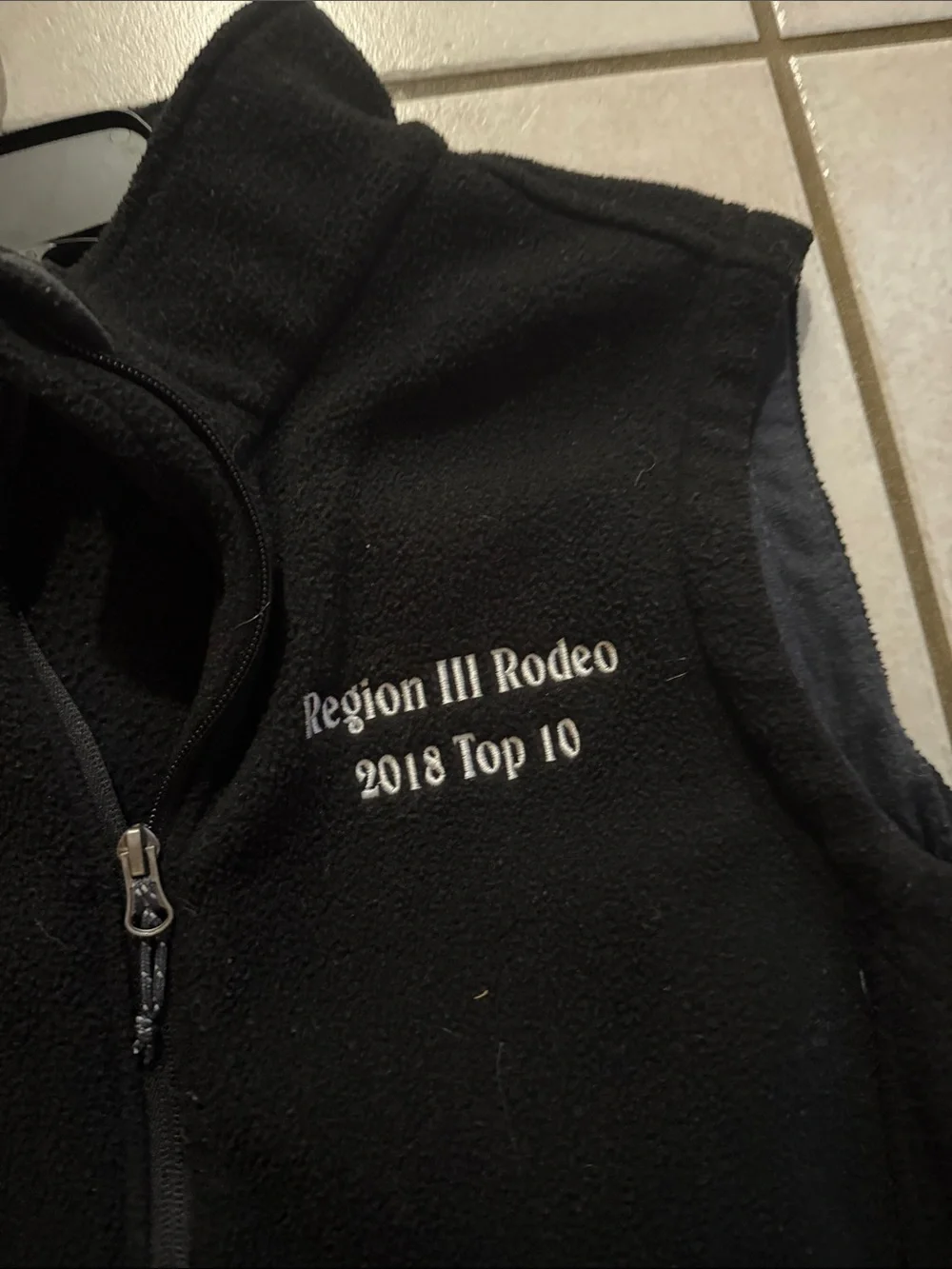 Black Kids Fleece Vest - Lightweight Layering Jacket